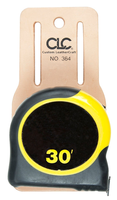 CUSTOM LEATHERCRAFT CLC 364 Measuring Tape Holder, Leather, Natural