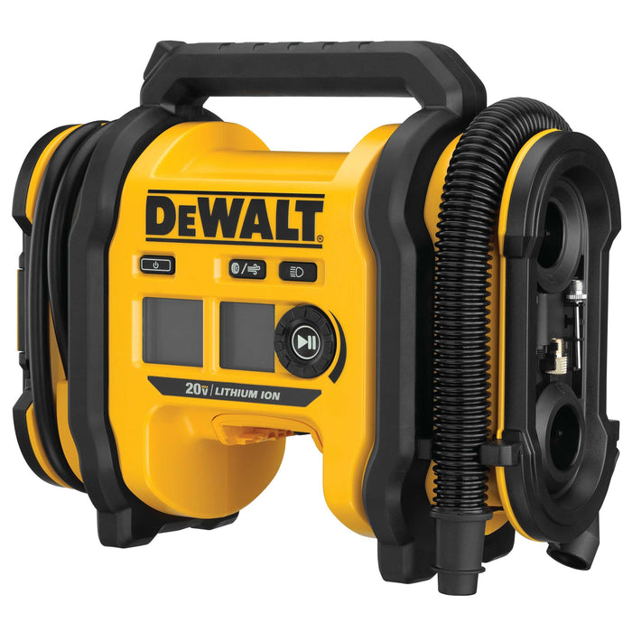 DEWALT 20V MAX* Cordless Tire Inflator, Tool Only