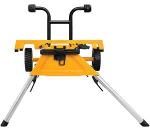 DeWALT DW7440RS Rolling Table Saw Stand, 200 lb, 19-3/4 in W Stand, 33-1/2 in D Stand, 9 in H Stand, Aluminum