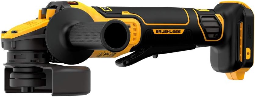 DEWALT 20V MAX* 4-1/2 in. - 5 in. Brushless Cordless Paddle Switch Angle Grinder with FLEXVOLT Advantage (Tool Only)
