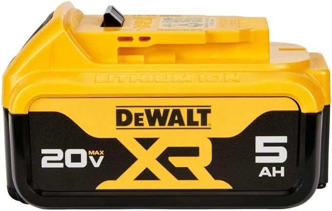 DEWALT 20V MAX* XR Battery, Lithium Ion, 5.0Ah