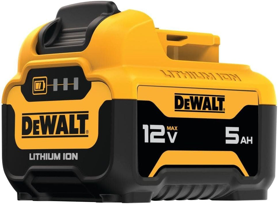 DEWALT 12V MAX* 5.0Ah Lithium Ion Batteries (2-Pack)