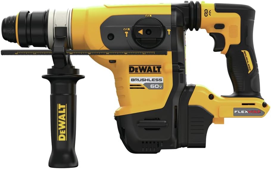 DEWALT 60V Max 1-1/4 In. Brushless Cordless Sds Plus Rotary Hammer (Tool Only)