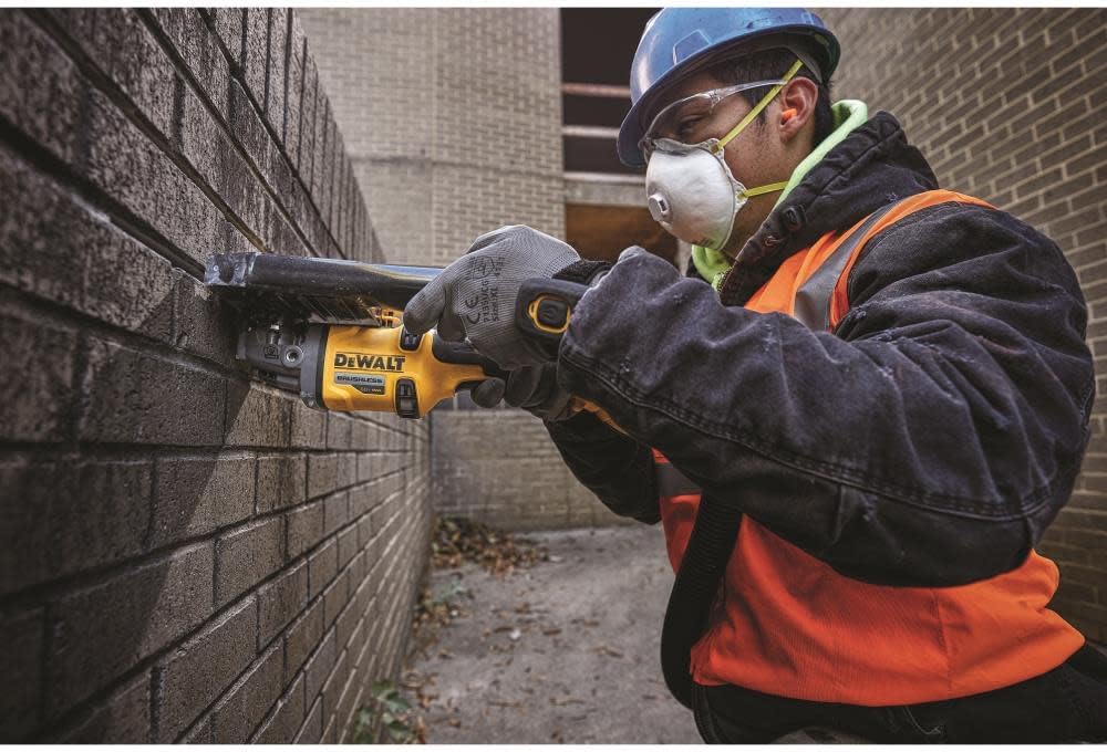 DEWALT FLEXVOLT 60V MAX Cordless Brushless 4.5 in. - 6 in. Small Angle Grinder and (2) FLEXVOLT 9.0Ah Batteries