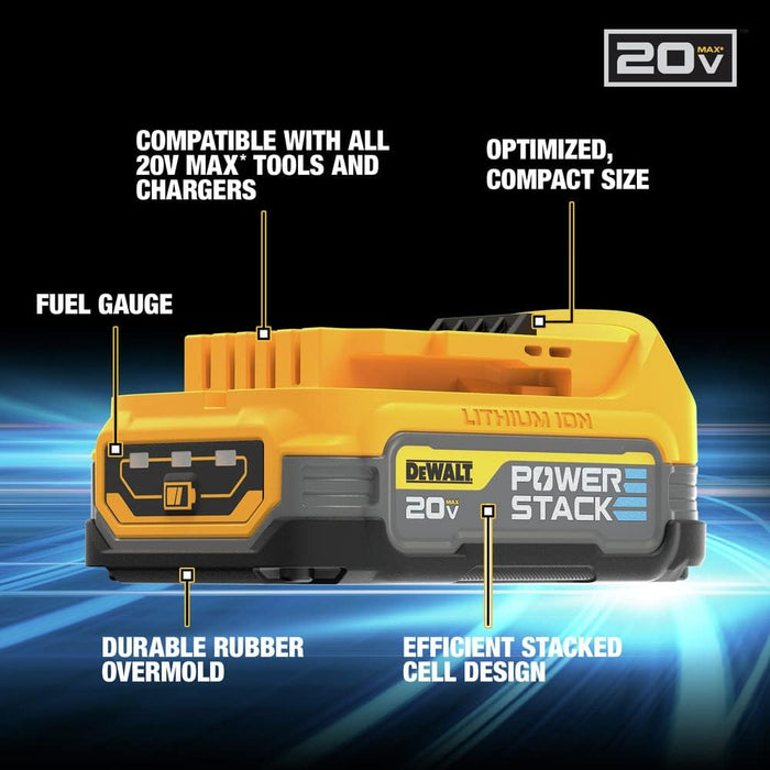 DEWALT 20V MAX* POWERSTACK Compact Battery