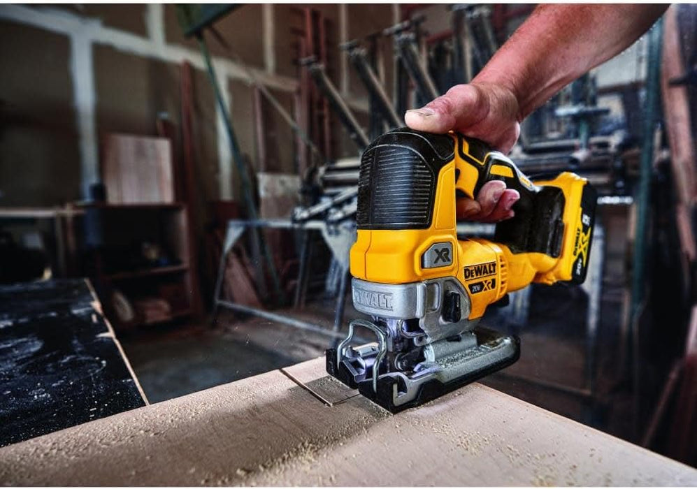 DEWALT 20V MAX XR Jig Saw, 3,200 Blade Speed, Cordless, Brushless Motor, LED Light, Bare Tool Only (DCS334B)