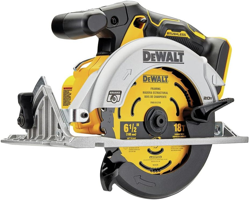 DEWALT 20V MAX* Circular Saw, 6-1/2-In. Cordless, Tool Only