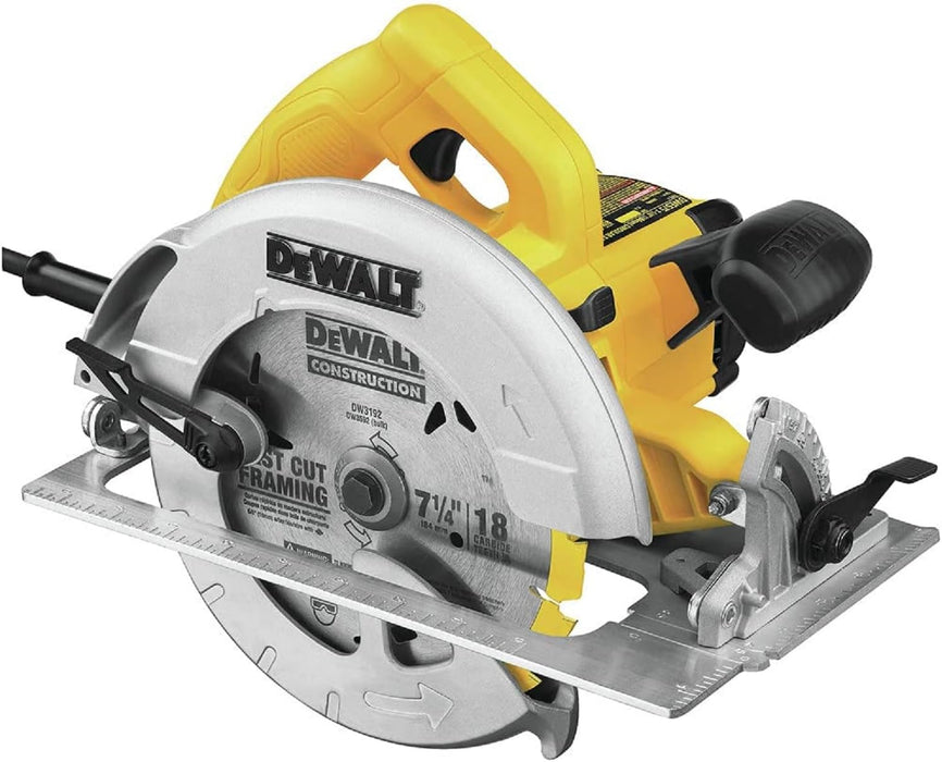 DEWALT 7-1/4-Inch Circular Saw, Lightweight, Corded