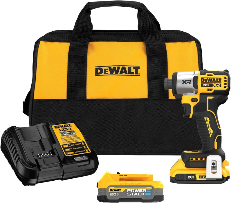 DEWALT 20V MAX* XR 3-Speed Impact Driver Kit with POWERSTACK Battery