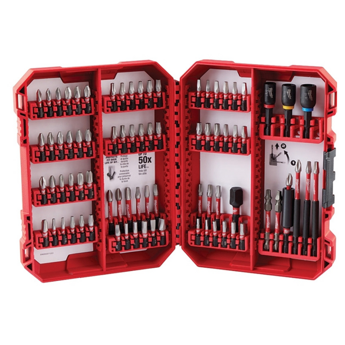 Milwaukee SHOCKWAVE Impact Duty Series 48-32-4094 Driver Bit Set, 80-Piece, All-Purpose, Alloy Steel