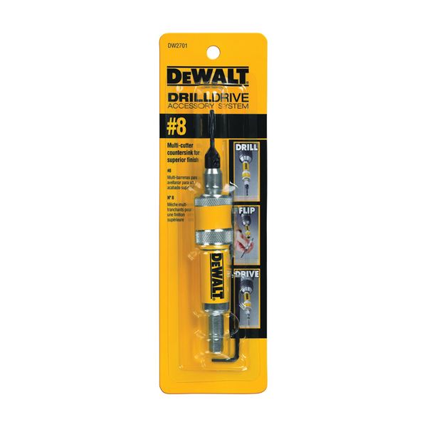 DEWALT #8 Drill Flip Drive Complete Unit , Yellow.