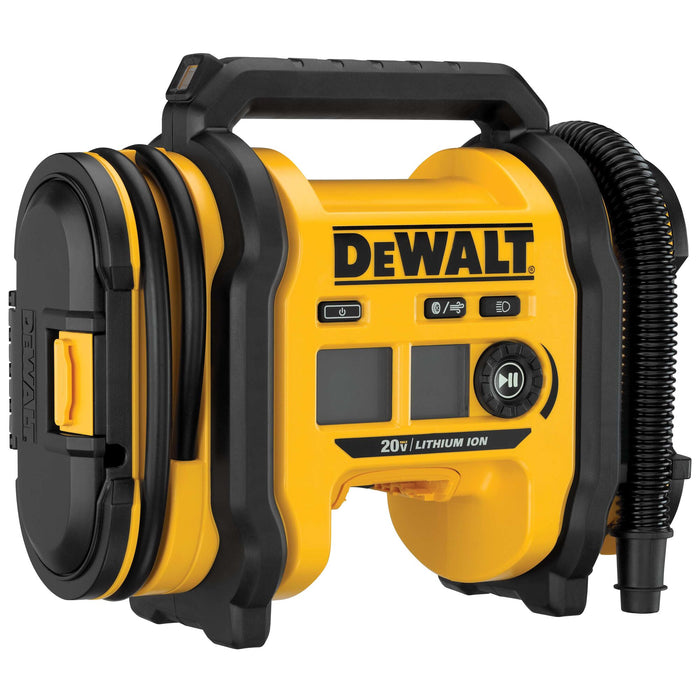 DEWALT 20V MAX* Cordless Tire Inflator, Tool Only