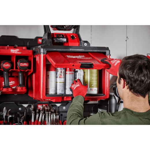 Milwaukee Packout 19.5 in. W x 14.7 in. H x 14.5 in. D Cabinet in Red (1-Piece)