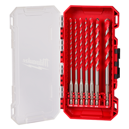 Milwaukee Shockwave Carbide Hammer Drill Bit Kit (7-Piece)