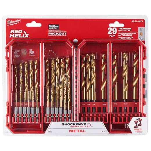 Milwaukee SHOCKWAVE Impact Duty Titanium Drill Bit Set (29-Piece)