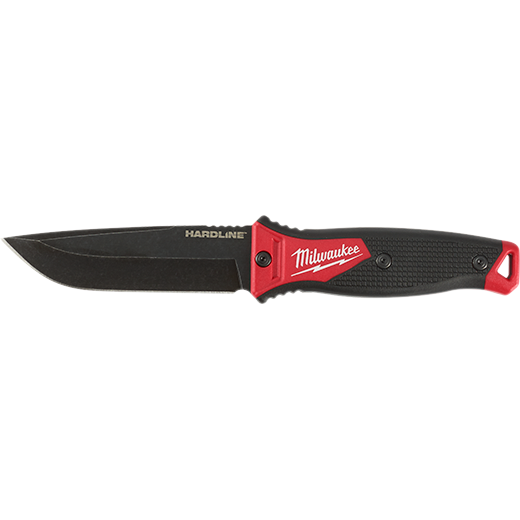 Milwaukee 5 in. Hardline AUS-8 Steel Fixed Blade Knife