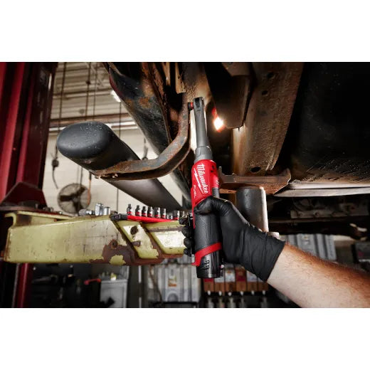 Milwaukee M12 FUEL 12V Lithium-Ion Brushless Cordless 1/4 in. Extended Reach High Speed Ratchet (Tool Only)