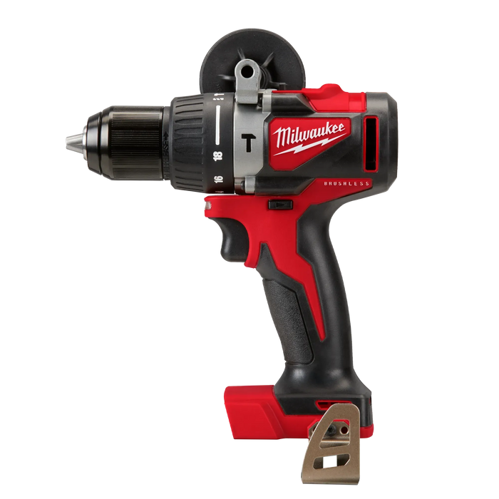 Milwaukee M18 18V Lithium-Ion Brushless Cordless 1/2 in. Compact Hammer Drill Tool Only