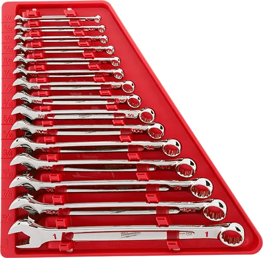 MILWAUKEE 15pc Combination Wrench Set - SAE