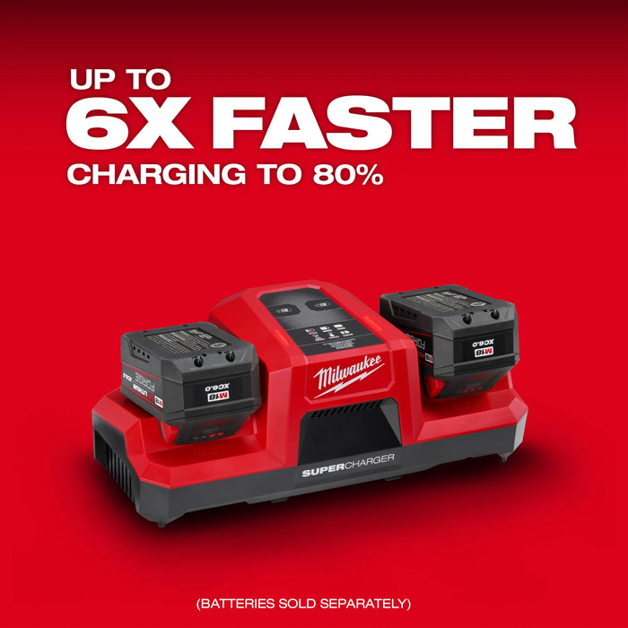 Milwaukee M18 18V Dual Bay Simultaneous Super Charger