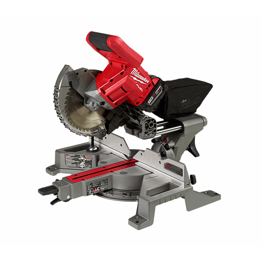 Milwaukee M18 FUEL 18V Lithium-Ion Brushless Cordless 7-1/4 in. Dual Bevel Sliding Compound Miter Saw Kit w/One 5.0Ah Battery