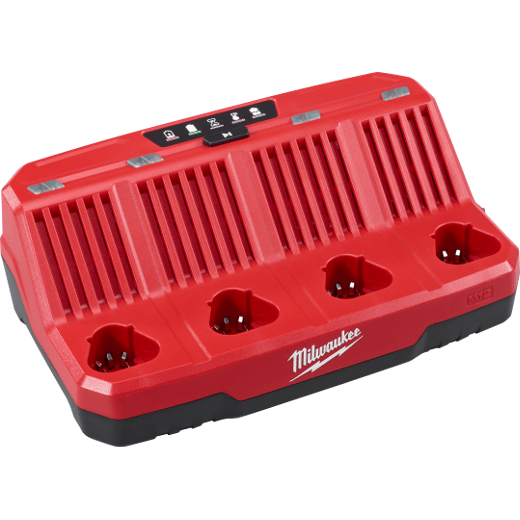 Milwaukee M12 12- volt Lithium-Ion 4-Port Sequential Battery Charger